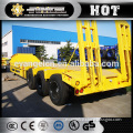 China 3 axles low bed trailer CIMC low bed trailer truck/flat bed trailer